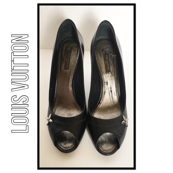 Louis Vuitton Shoes - Louis Vuitton Flower Monogram Peep Toe Pumps